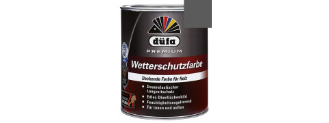 Акриловая эмаль антрацит (графит) 0,75л Dufa Wetterschutzfarbe, Германия