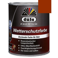 Акриловая эмаль коричневая 0,75л Dufa Wetterschutzfarbe, Германия