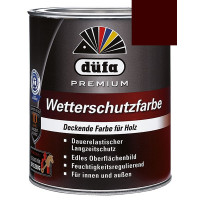 Акриловая эмаль шоколадно-коричневая 0,75л Dufa Wetterschutzfarbe, Германия