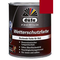 Акриловая эмаль красно-коричневая 0,75л Dufa Wetterschutzfarbe, Германия