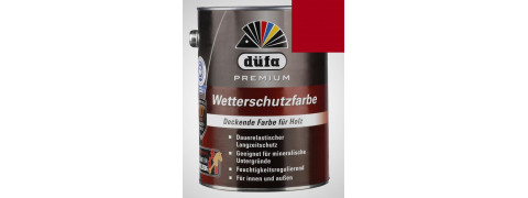 Акриловая эмаль красно-коричневая 2,5л Dufa Wetterschutzfarbe, Германия
