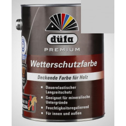 Акриловая эмаль серая 2,5л Dufa Wetterschutzfarbe, Германия