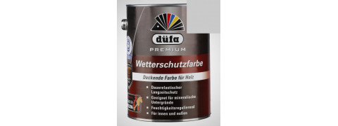 Акриловая эмаль серая 2,5л Dufa Wetterschutzfarbe, Германия
