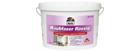 Dufa Структурная краска D225 Rauhfaser flüssig LF 10л, Германия